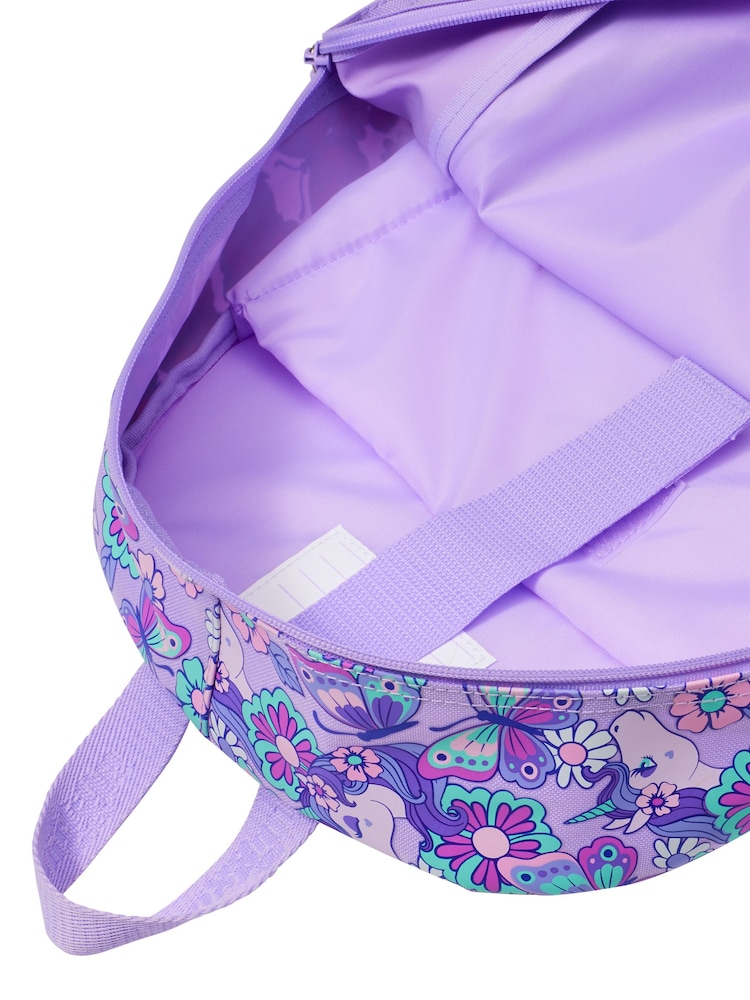 Smiggle Purple Hi There Classic Attach Backpack - Image 5 of 5