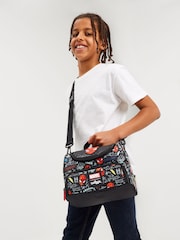 Smiggle Black Spider-Man Double Decker Lunchbox With Strap - Image 3 of 3