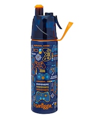 Smiggle Blue Mist Spritz Insulated Steel Drink Bottle 500ML - Image 1 of 1