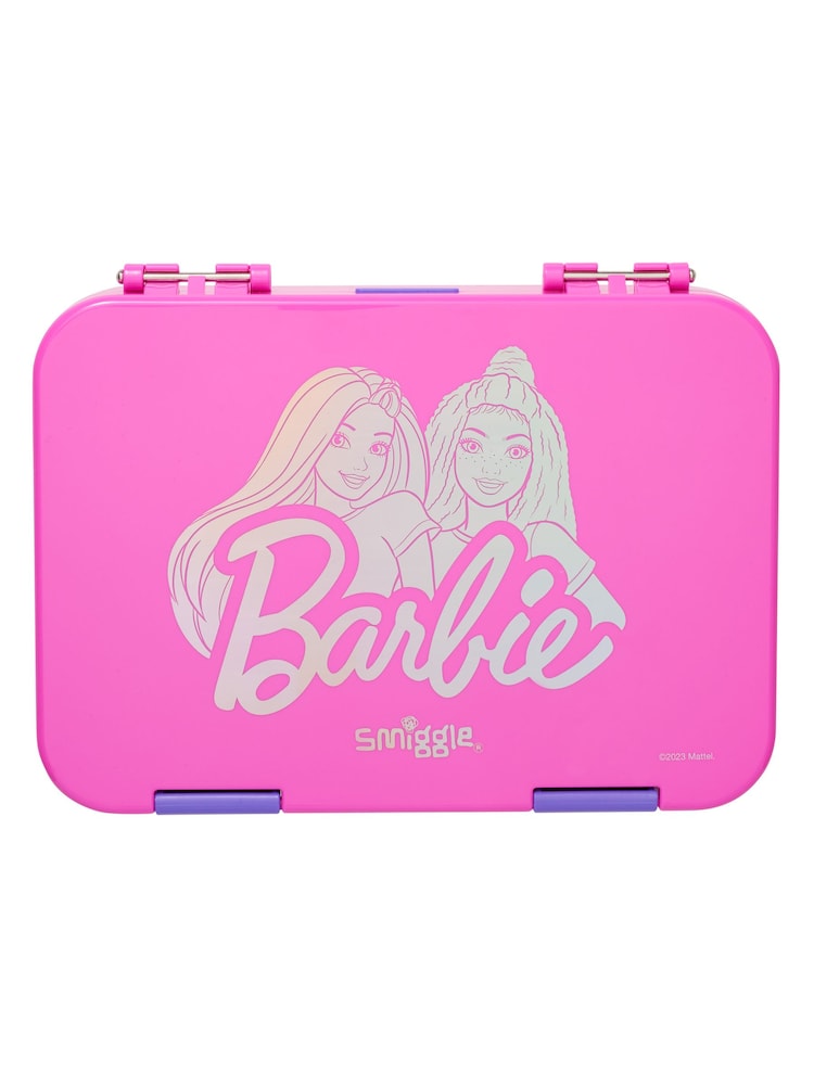 Smiggle Pink Barbie Medium Happy Bento Lunchbox - Image 1 of 4