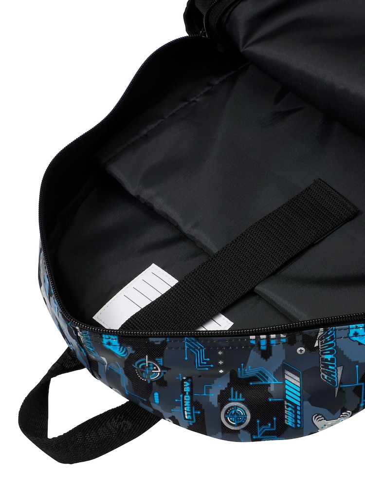 Smiggle Black Hi There Classic Attach Backpack - Image 5 of 5