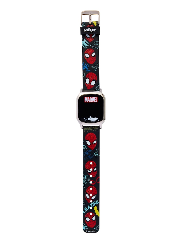 Smiggle Black Spider-Man Watch - Image 1 of 4