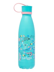 Smiggle Blue Hi There Wonder Insulated Steel Drink Bottle with Strap 500Ml - Image 1 of 1