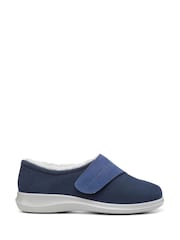 Hotter Blue Wrap Touch Fastening Slippers - Image 1 of 4