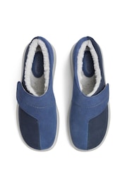 Hotter Blue Wrap Touch Fastening Slippers - Image 4 of 4