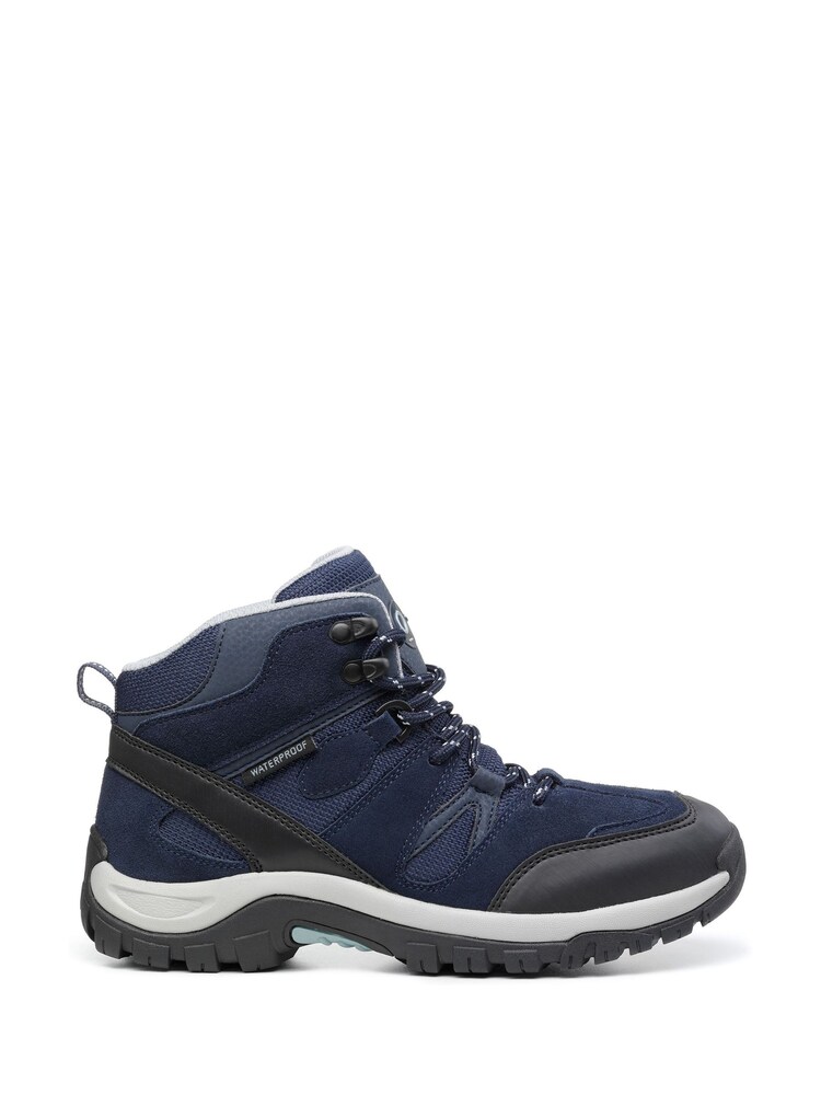 Hotter Blue Storm Waterproof Lace-Up Regular Fit Boots - Image 1 of 4