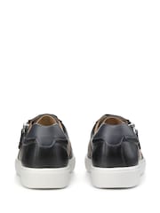 Hotter Black Wide Fit Chase II Lace up / Zip Trainers - Image 4 of 4
