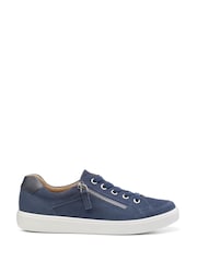 Hotter Blue Wide Fit Chase II Lace up / Zip Trainers - Image 1 of 4