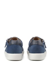 Hotter Blue Wide Fit Chase II Lace up / Zip Trainers - Image 4 of 4