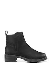 Hotter Black Bree Slip-On Regular Fit Boots - Image 1 of 4