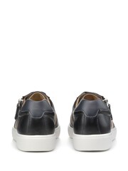 Hotter Black Extra Wide Fit Chase II Lace up / Zip Trainers - Image 4 of 4
