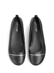 Hotter Black Wren Slip-On Regular Fit Shoes - Image 3 of 4