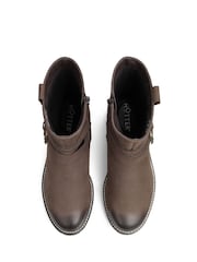 Hotter Brown Blair Zip Fastening Boots - Image 3 of 4