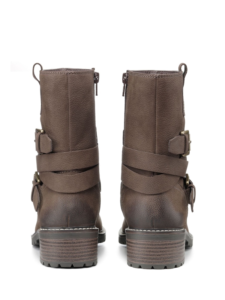 Hotter Brown Blair Zip Fastening Boots - Image 4 of 4
