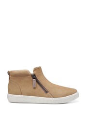 Hotter Brown Regular Fit Jasmine Zip Fastening Boots - Image 1 of 4