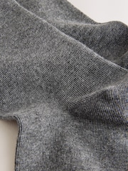 Grey Longer Length 3 Pack Cotton Rich School Tights - Image 6 of 6