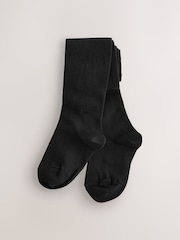Schwarz - Schulstrumpfhose mit hohem Baumwollanteil 3er-Pack - Bild 3 von 6