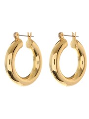 Luv Aj Gold Tone The Baby Amalfi Tube Hoops - Image 1 of 6