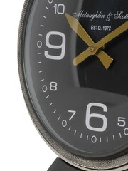 Libra Interiors Grey Large Aviation Mantel Clock - Image 5 of 5
