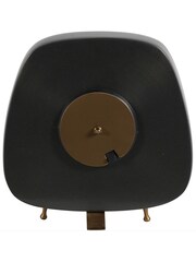 Libra Interiors Silver Small Mid Century Table Clock - Image 3 of 5