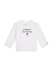 Camiseta de manga larga para bebé con el logotipo de Tommy Hilfiger - Imagen 1 de 3
