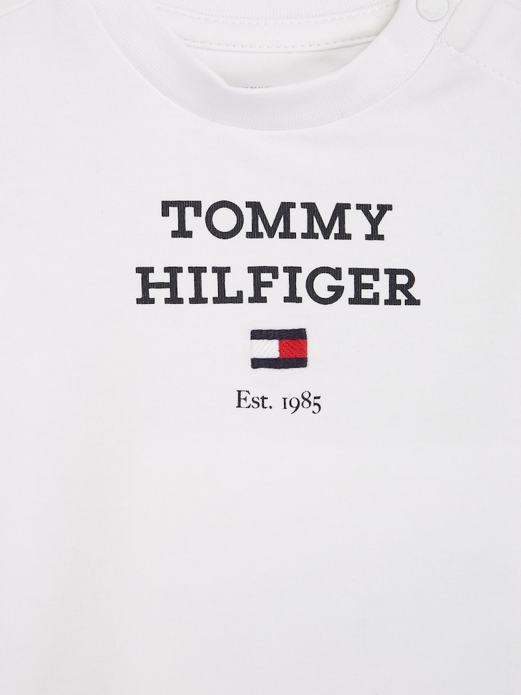 Camiseta de manga larga para bebé con el logotipo de Tommy Hilfiger - Imagen 3 de 3