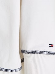 Tommy Hilfiger White Script 85 Sweatshirt - Image 4 of 6