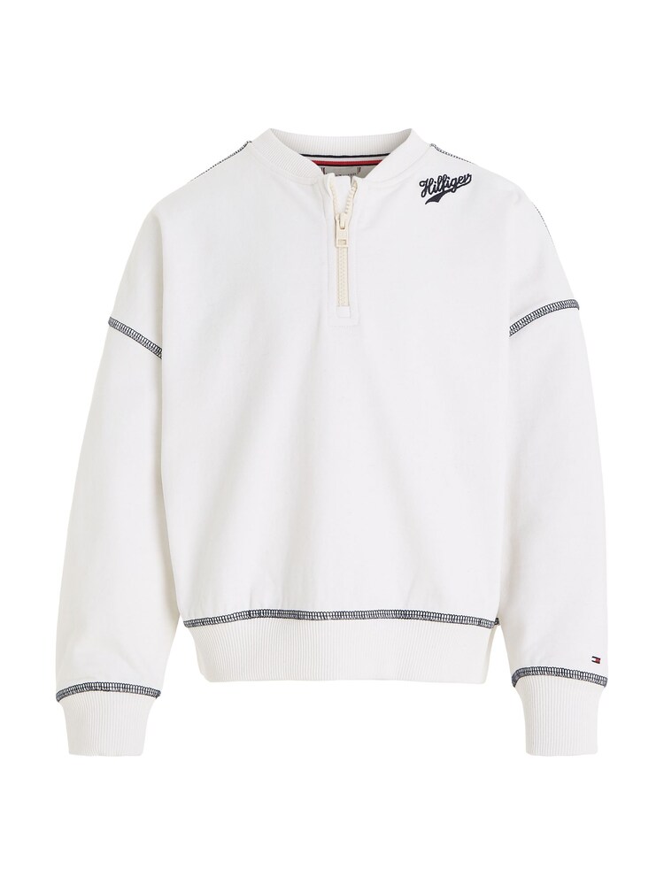 Tommy Hilfiger White Script 85 Sweatshirt - Image 5 of 6