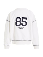 Tommy Hilfiger White Script 85 Sweatshirt - Image 6 of 6