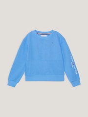 Tommy Hilfiger Blue Essential Sweatshirt - Image 1 of 3