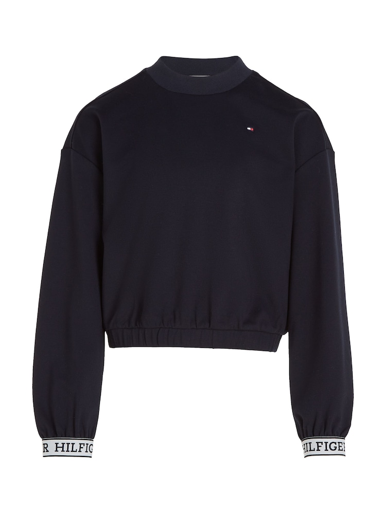 Tommy Hilfiger Blue Monotype Tape Sweatshirt - Image 4 of 5