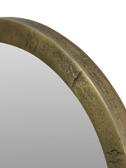 Libra Interiors Brass Small Arched Window Mirror - Image 4 of 4