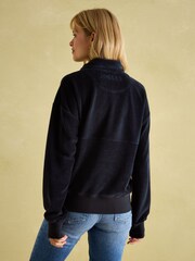 Joules Renee Navy Blue Corduroy Sweatshirt - Image 2 of 7