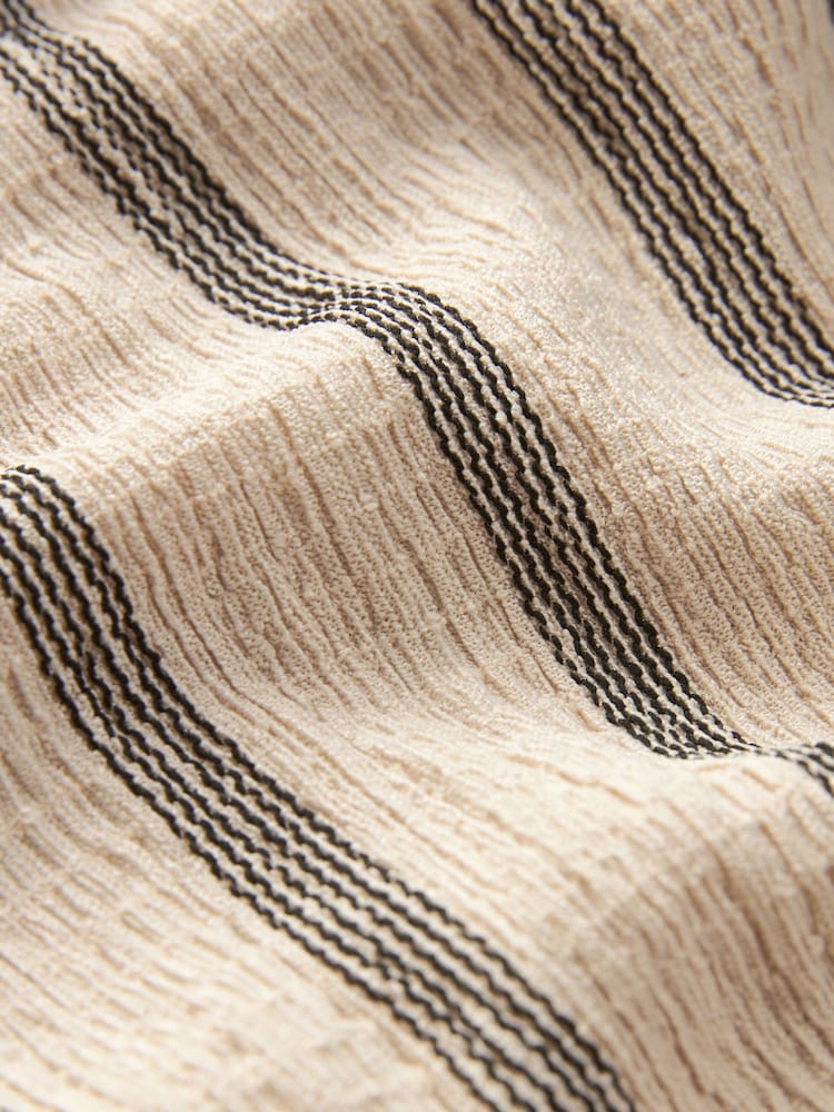 Neutral Stripe Wide Leg Trousers - Image 6 of 6