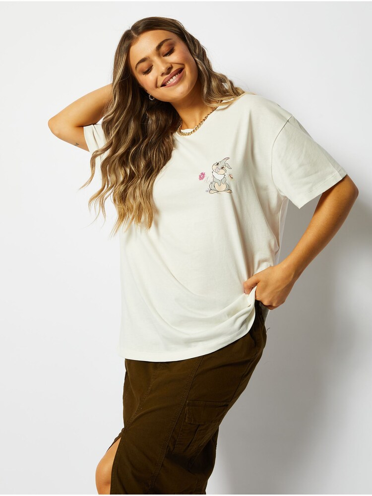 Skinnydip White Disney Thumper Poster T-Shirt - Image 1 of 5