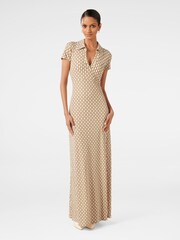 Forever New Nude Lorinda Petite Jersey Dress - Image 1 of 4