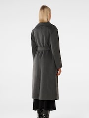 Forever New Grey Priya Wrap Coat - Image 2 of 5