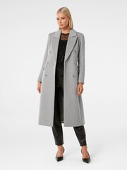 Forever New Grey Charlotte Wrap Coat - Image 1 of 1