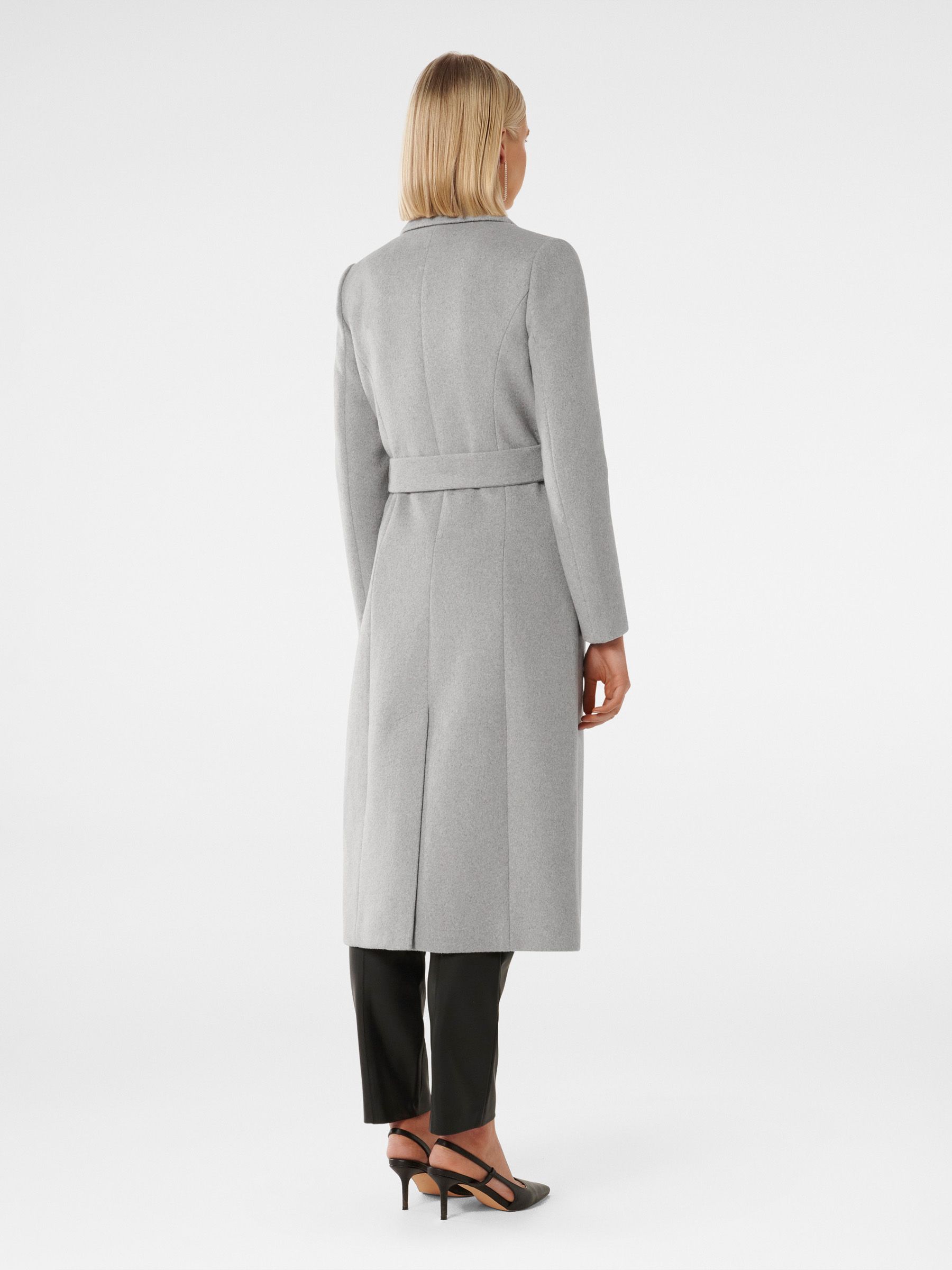 Buy Forever New Grey Charlotte Wrap Coat from Next Luxembourg