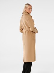 Forever New Brown Priya Wrap Coat - Image 5 of 5