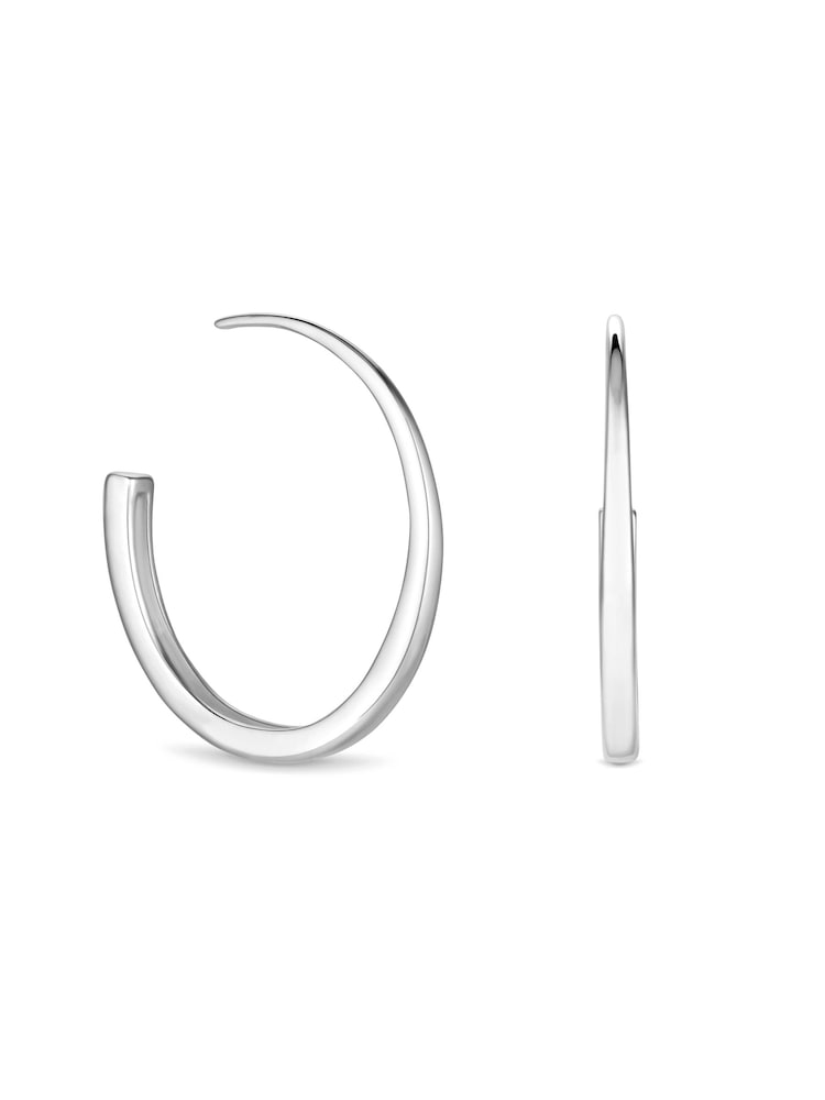 أقراط حلقة سميكة 925 من Simply Silver - صورة 1 من 3 أقراط حلقة سميكة 925 من Simply Silver - صورة 1 من 3