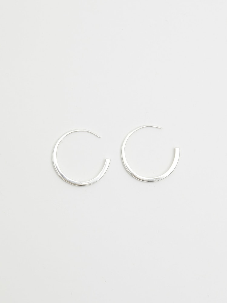 أقراط حلقة سميكة 925 من Simply Silver - صورة 2 من 3 أقراط حلقة سميكة 925 من Simply Silver - صورة 2 من 3