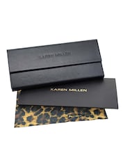 Karen Millen KM5057 Brown Sunglasses - Image 4 of 5