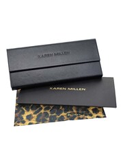 Karen Millen KM5054 Brown Sunglasses - Image 4 of 5