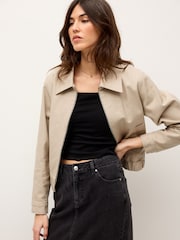Beige Harrington Jacket - Image 1 of 7