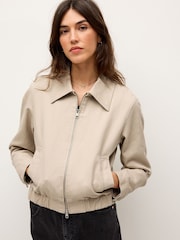 Beige Harrington Jacket - Image 3 of 7