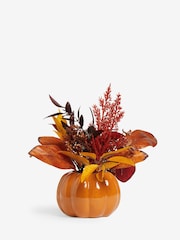 Orange Artificial Pumpkin Arrangement - Image 2 of 3