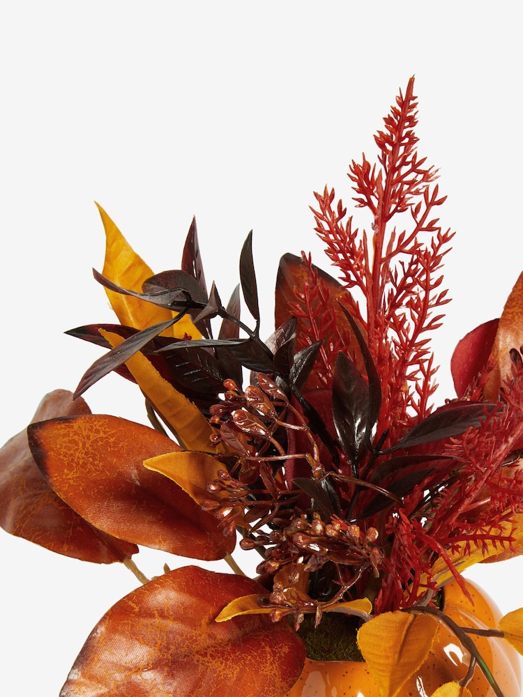 Orange Artificial Pumpkin Arrangement - Image 3 of 3