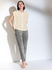 Ecru Sleeveless Utility Pocket Top - Image 1 of 1