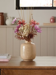 Purple Artificial Floral Arrangement - Image 1 of 3
